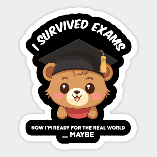 Graduation Funny Words Sticker